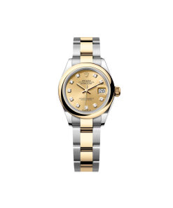 Alternative view of Rolex Lady-Datejust 28mm  279163 Champagne Diamond Dial