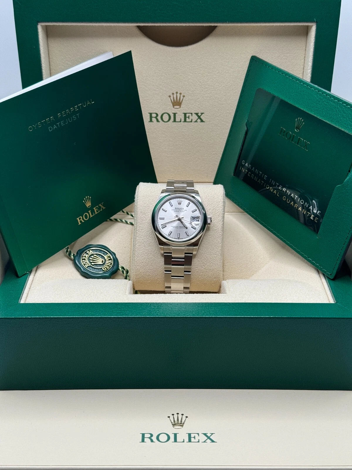 Rolex Datejust m278240-0005/0006 31mm Silver Index Domed Bezel Oyster Oystersteel - Image 3