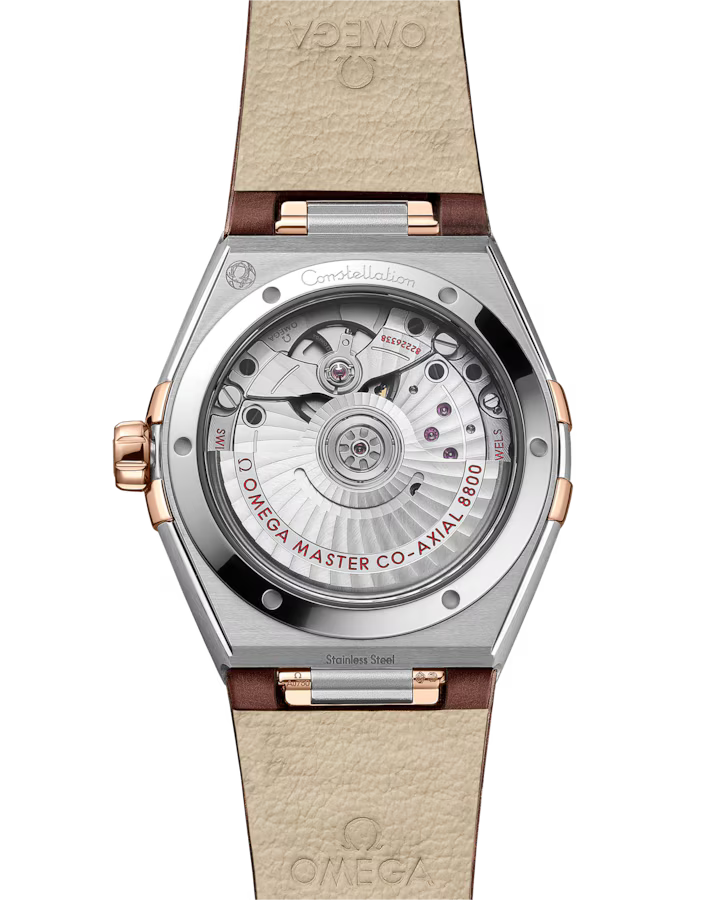 Omega Constellation 36mm Brown Dial with Diamonds Stainless Steel and Sedna�?18k Rose Gold Strap 131.28.36.20.63.001 - Image 2