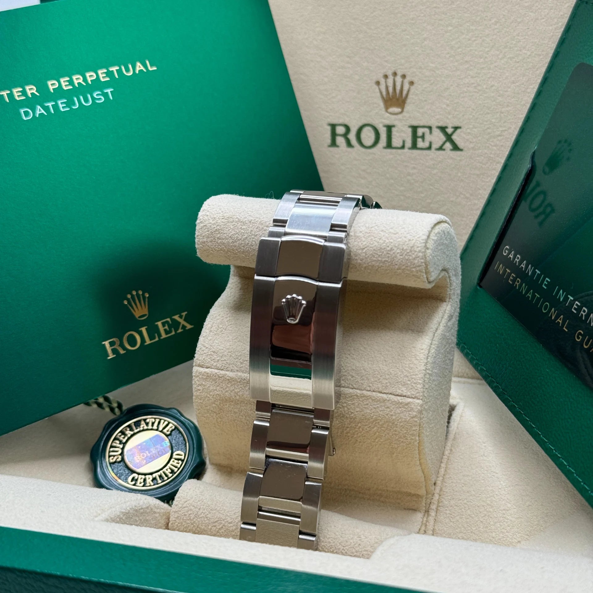Rolex Datejust 41mm 126300 Blue Roman Oyster Stainless Steel Watch - Image 7