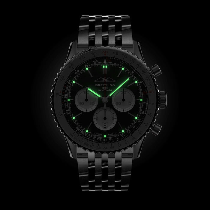 Breitling AB0137211B1A1 Navitimer B01 Black Dial - Νew - Image 3