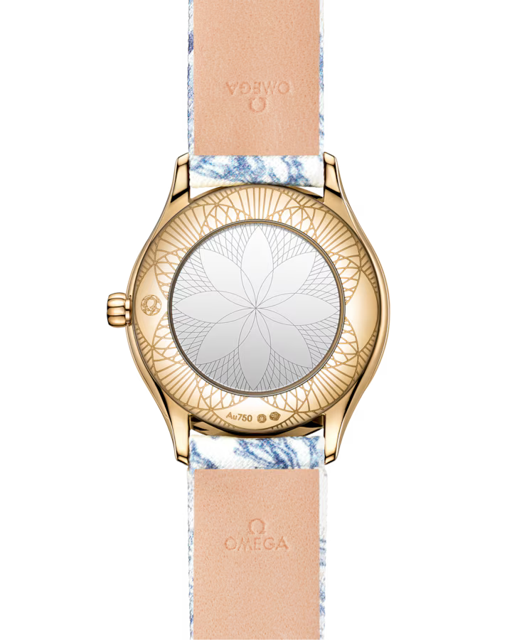 Omega De Ville Mini Trésor 26mm White Dial with Diamonds Moonshine�?18k Rose Gold Strap 428.57.26.60.04.001 - Image 2