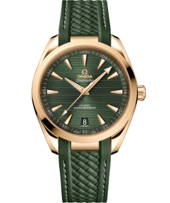 Omega Seamaster Aqua Terra 150M 41mm Green Dial Stainless Steel and Sedna�?18k Yellow Gold Strap 220.52.41.21.10.001