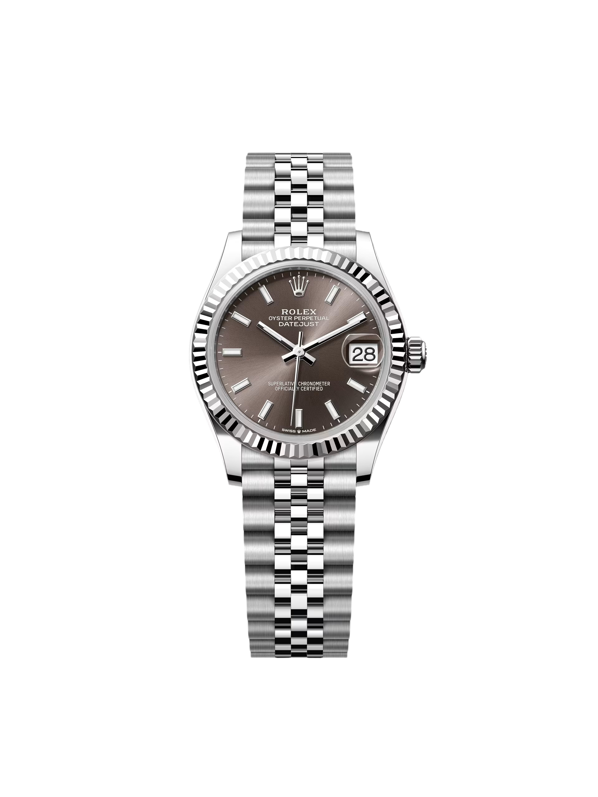 Rolex Datejust m278274-0015/0016 Dark Grey Dial 31mm Oyster Bracelet