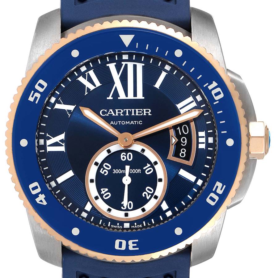 Cartier CALIBRE ROSE GOLD MIX BLUE 42mm - Image 2