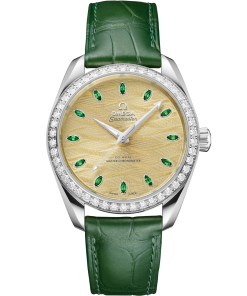 Omega Seamaster Aqua Terra 150M 38 mm Green Dial  Canopus Gold�?Strap 220.58.38.20.99.008