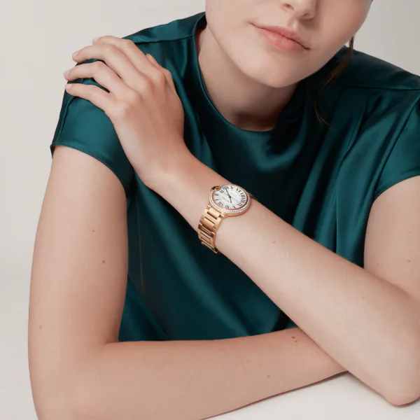 Cartier BALLON BLEU Diamond Rose Gold 36mm-9278 - Image 8