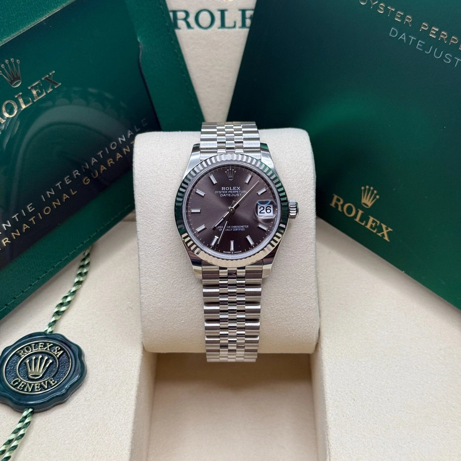 Rolex Datejust m278274-0015/0016 Dark Grey Dial 31mm Oyster Bracelet - Image 6