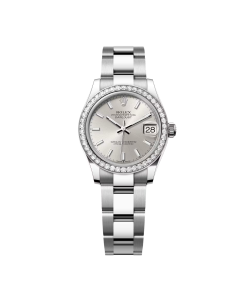 Alternative view of Rolex Datejust m278384RBR Silver 31mm Dial