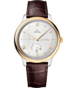Omega De Ville Prestige 41 mm Silver Dial Stainless Steel and 18k Yellow Gold Strap 434.23.41.21.02.001