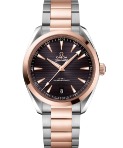 OMEGA Seamaster Aqua Terra 41mm Grey Dial Stainless Steel and Sedna�?18k Rose Gold Bracelet 220.20.41.21.06.001