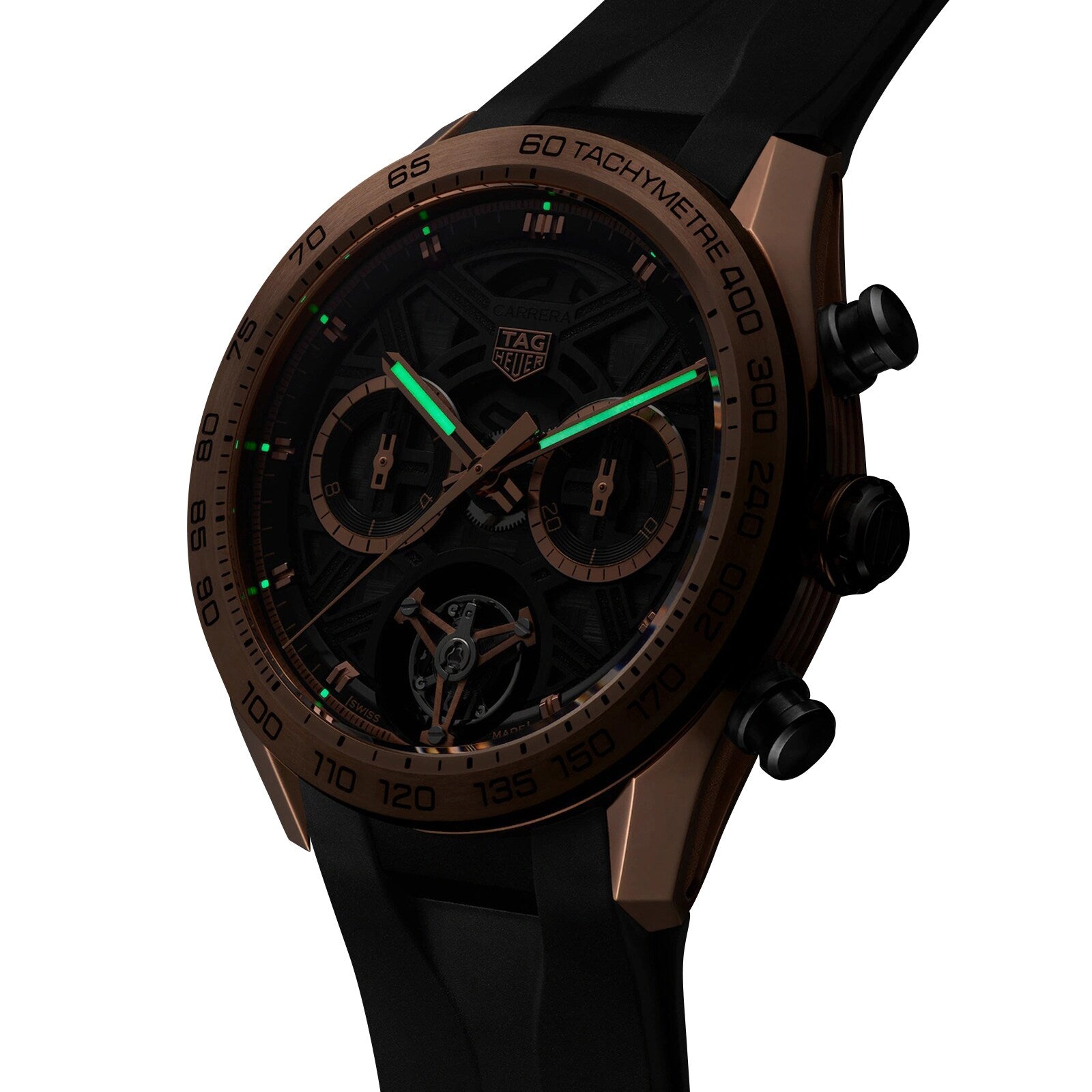 TAG Heuer Carerra Chronograph Tourbillon Extreme Sport 44mm Mens Watch Grey CBU5050.FT6273 - Image 2