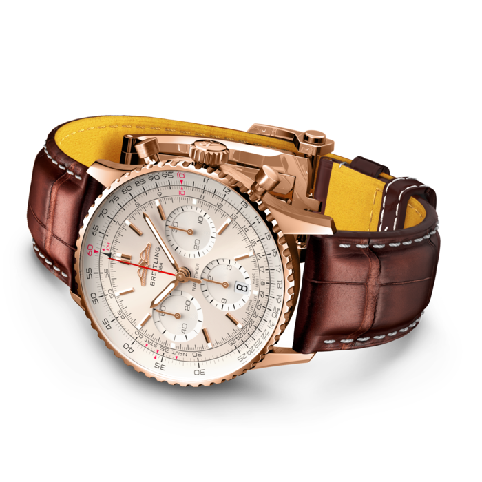 Breitling RB0139211G1P1 Navitimer B01 Silver Dial - Νew - Image 4