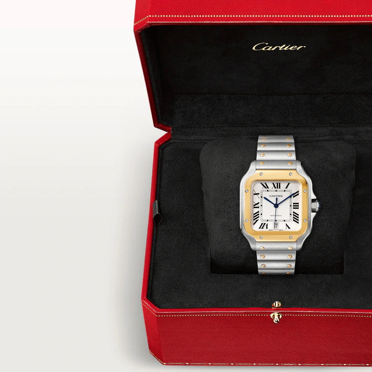 Cartier SANTOS Gold Mix 39mm - Image 2