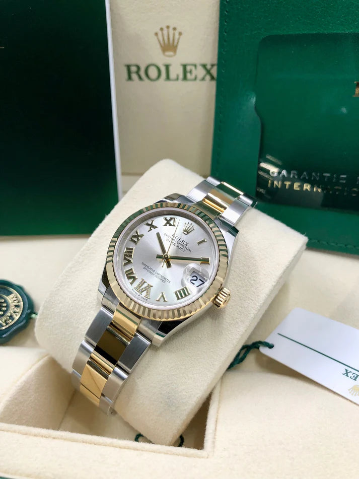 Rolex Datejust m278273-0003/0004 31mm Silver Dial Stainless Steel and Yellow Gold Oyster Watch - Image 4