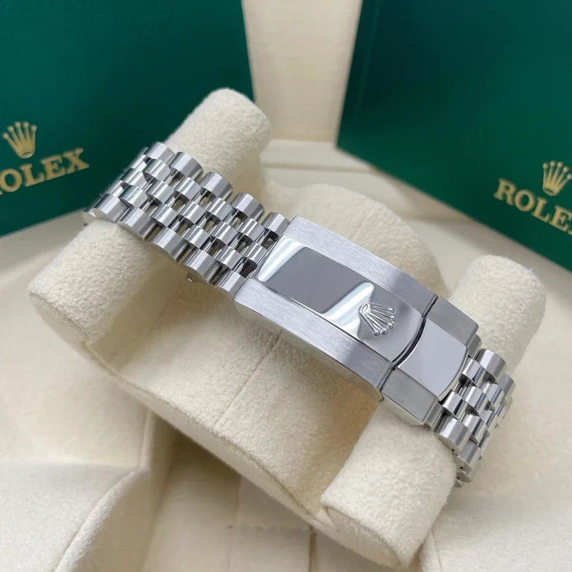 Rolex Datejust 36mm 126234 Blue Fluted Motif Diamond Dial Jubilee Bracelet Watch - Image 5