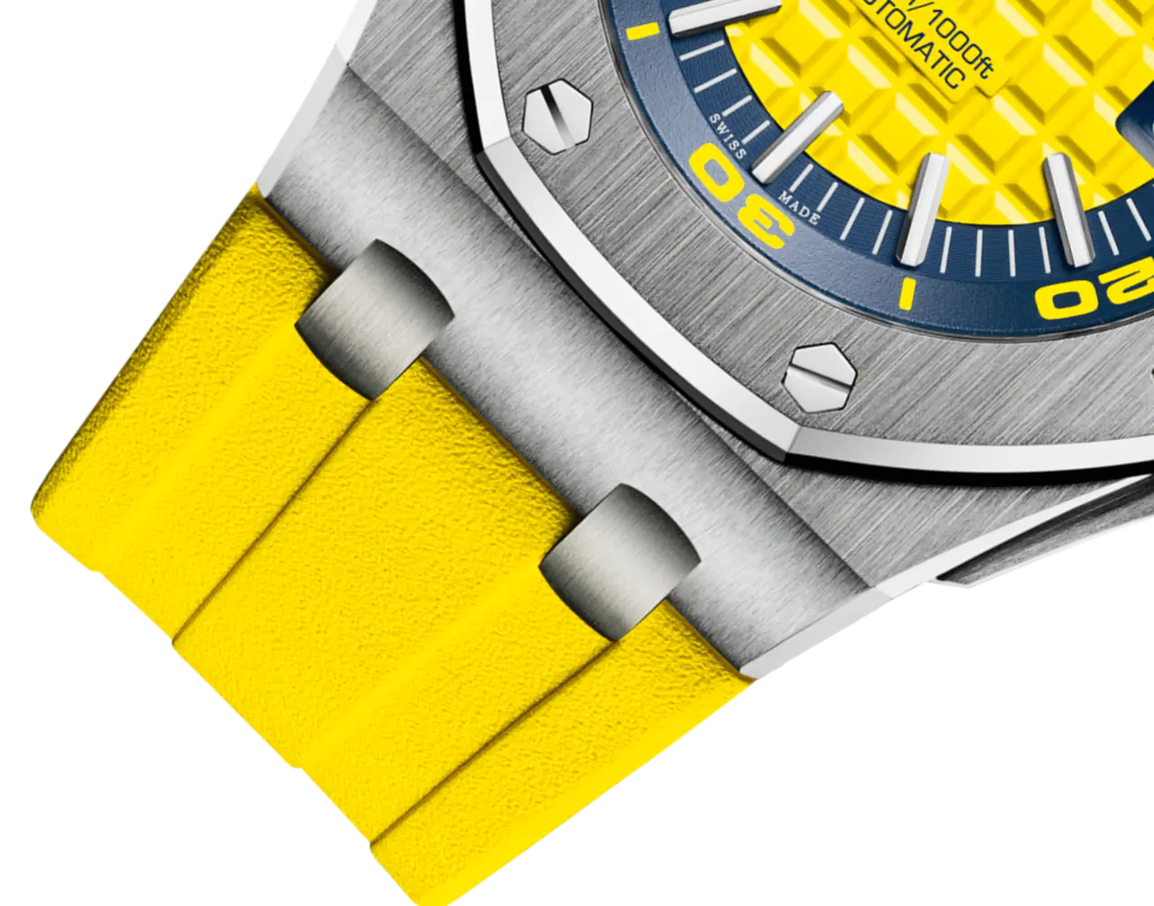 Audemars Piguet OFFSHORE DIVER Yellow Dial 42mm 15710ST.OO.A051CA.01 - Image 4