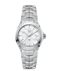 TAG Heuer Link Date Quartz Date Mother Of Pearl 32mm Ladies Watch WBC1310.BA0600