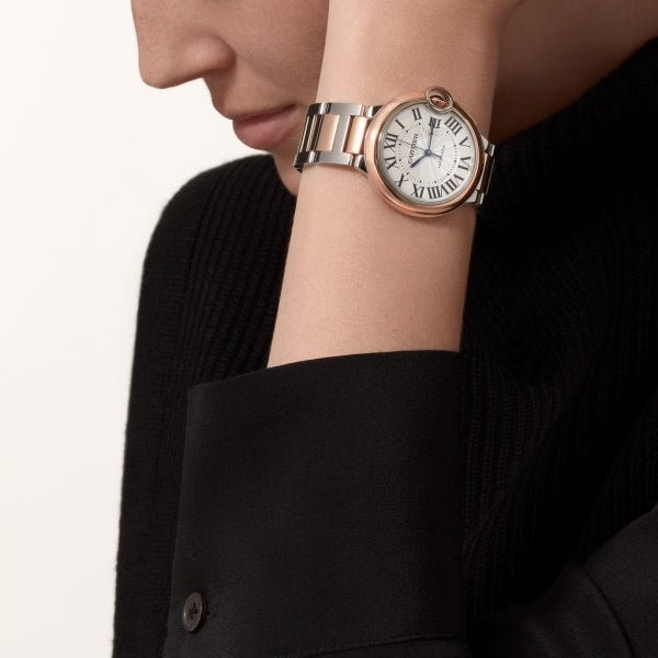 Cartier BALLON BLEU Rose Gold Mix 36mm - Image 8