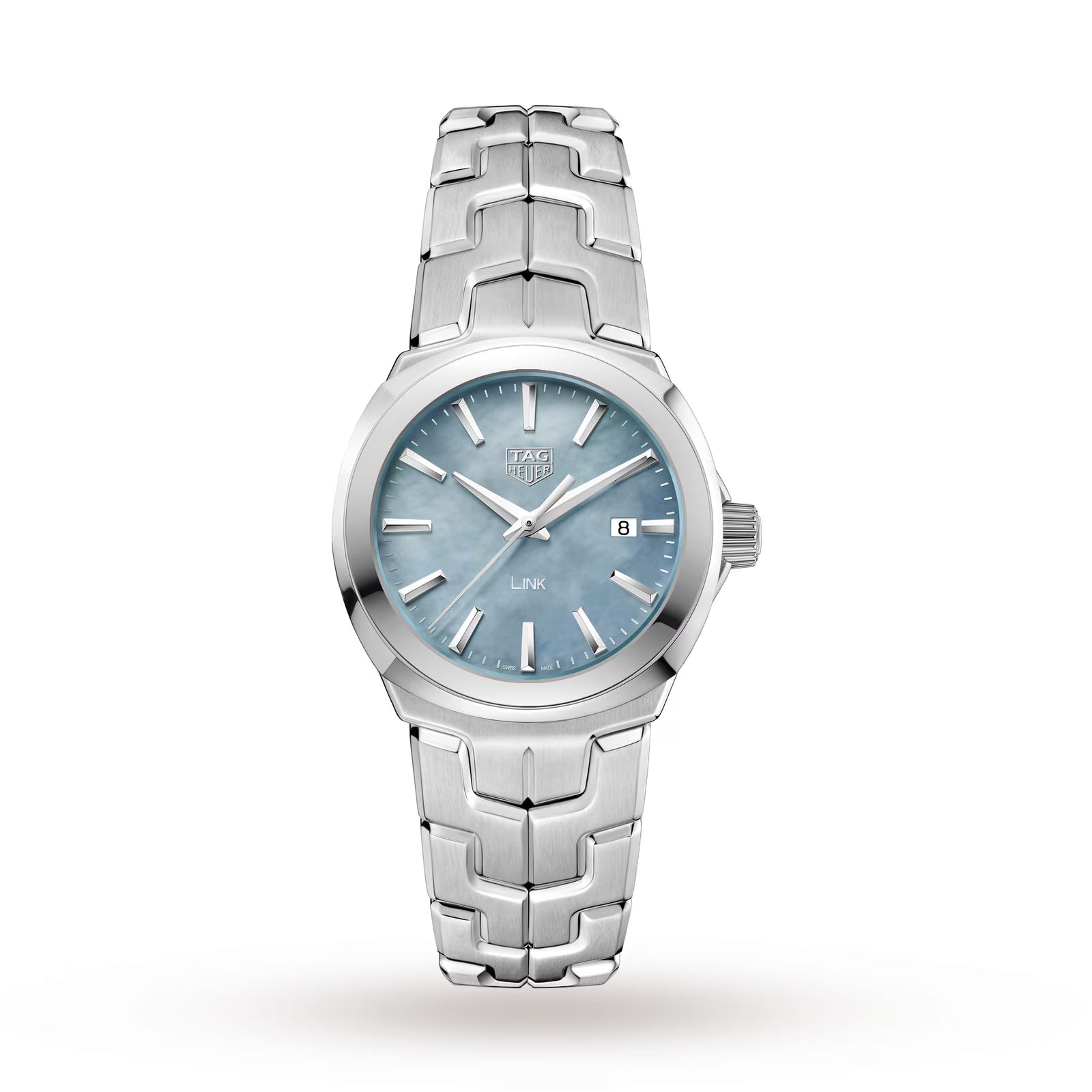 TAG Heuer Link Date Quartz Date Mother Of Pearl Ladies Watch WBC1311.BA0600