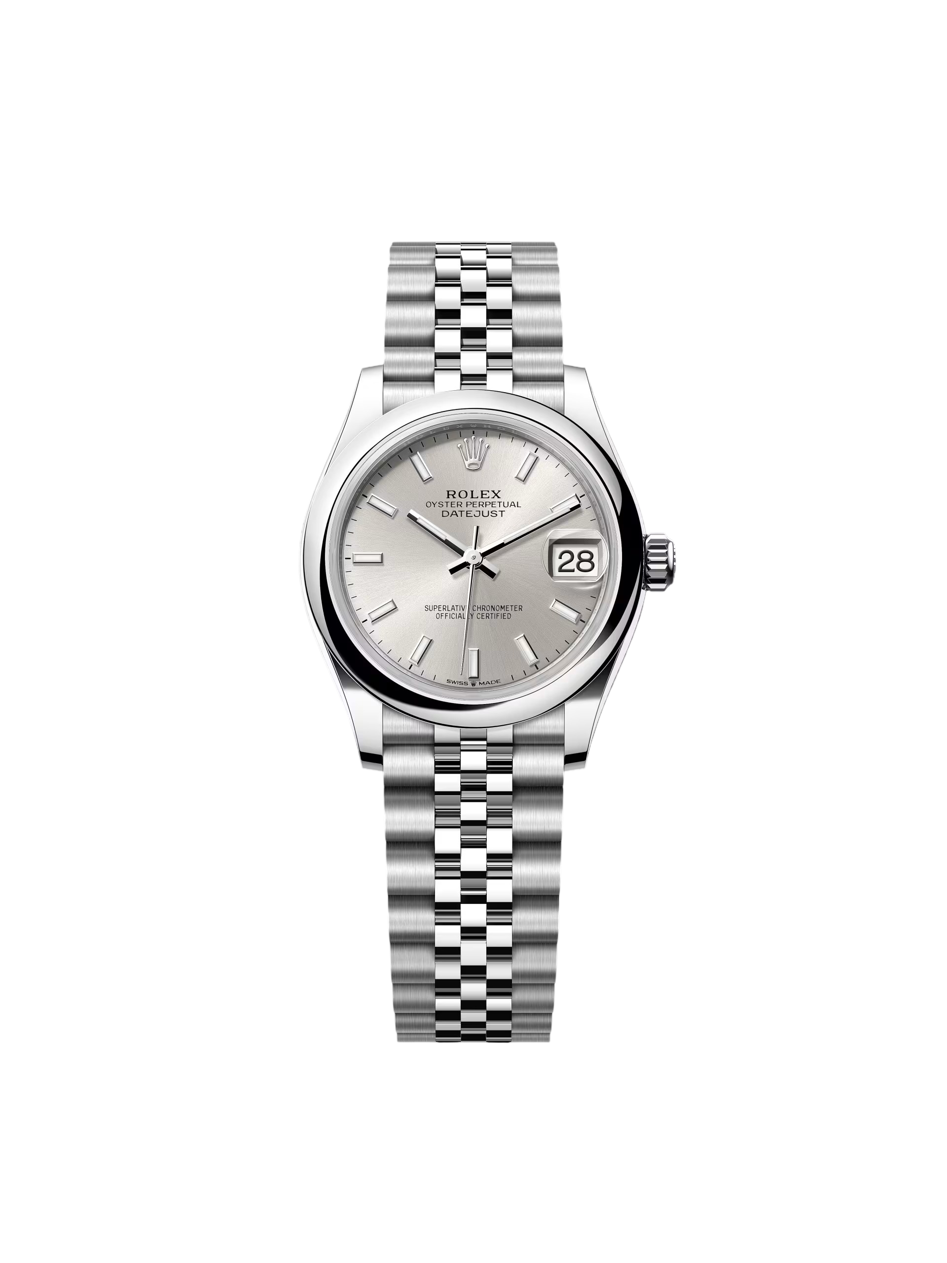 Rolex Datejust m278240-0005/0006 31mm Silver Index Domed Bezel Oyster Oystersteel - Image 4