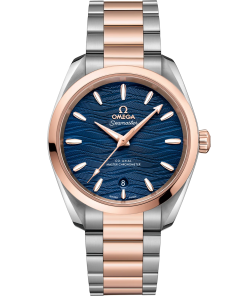 Omega Seamaster Aqua Terra 150M 38 mm Blue Dial Stainless Steel and  Sedna�?18k Rose Gold Bracelet 220.20.38.20.03.001