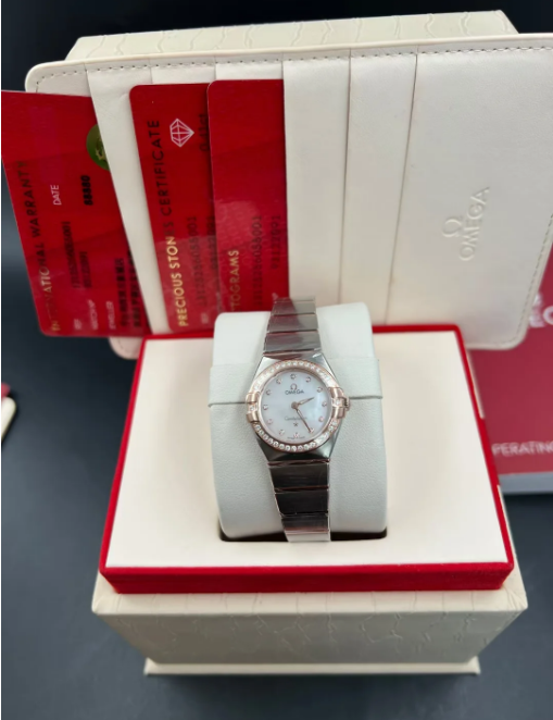 Omega Constellation Ladies' Selection 25mm steel �?Sedna�?gold on steel �?Sedna�?gold 131.25.25.60.55.001 - Image 2