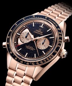 Alternative view of Omega Speedmaster Chrono Chime 45mm Blue Dial Sedna�?18k Rose Gold Bracelet 522.50.45.52.03.001