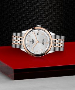 Alternative view of TUDOR 1926 39mm Two-Tone Silver Diamond Dial Men's Automatic Bracelet Watch M91551-0002