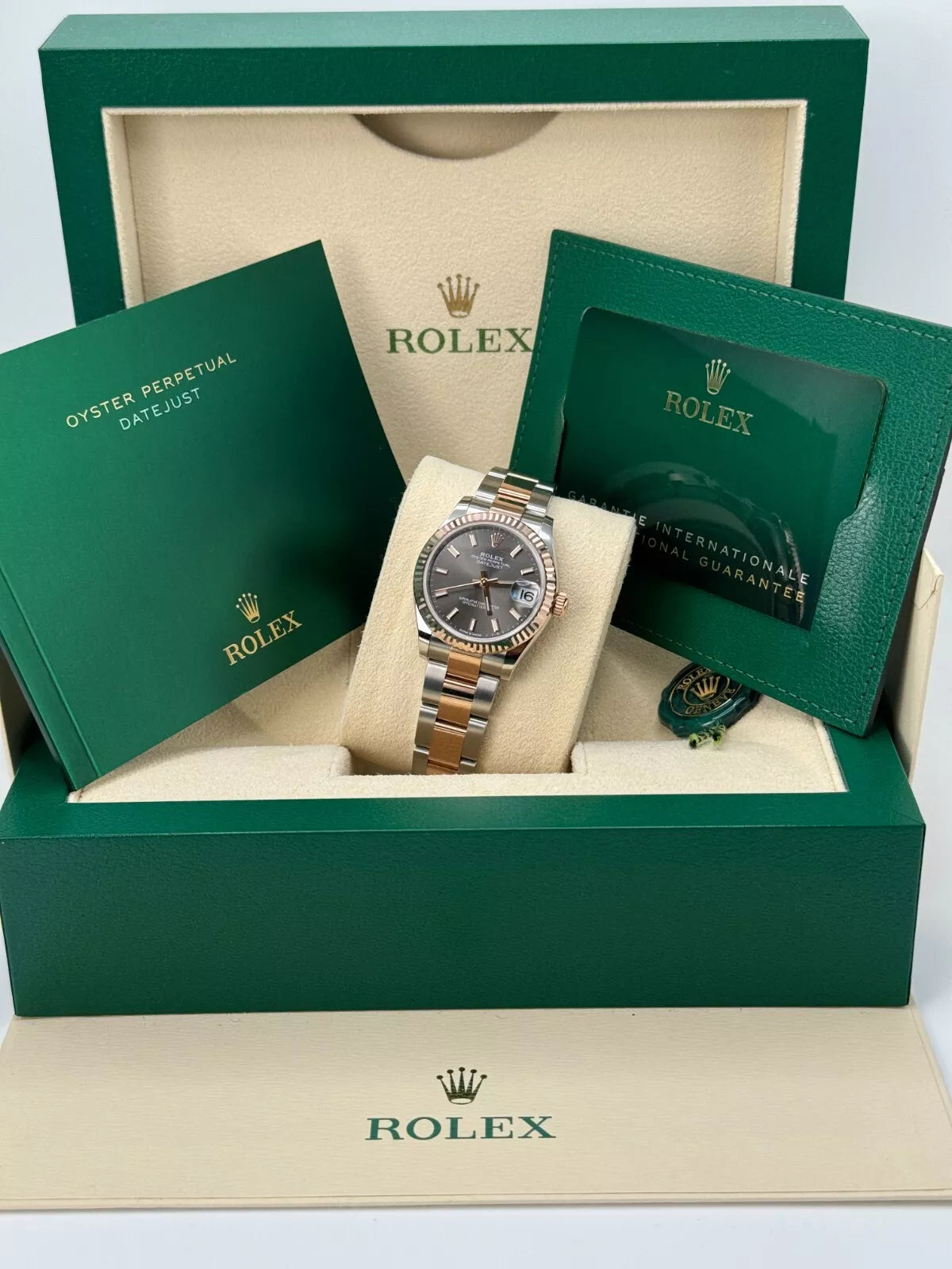Rolex Datejust m278271-0017/0018 Slate 31mm Dial Oyster Bracelet Watch - Image 13