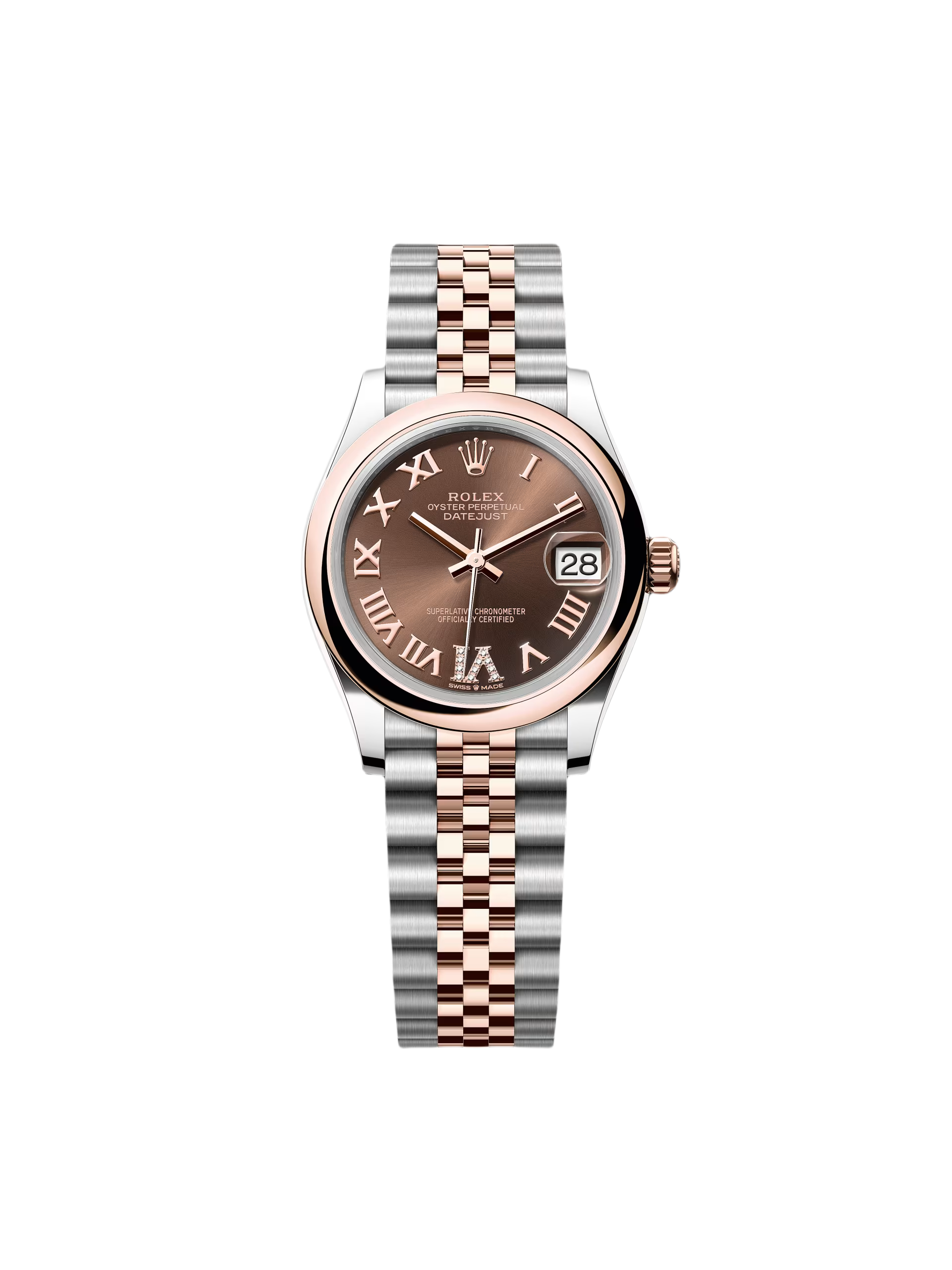 Rolex Datejust m278241-0003/0004 Chocolate 31mm Dial Oyster Bracelet Watch - Image 2