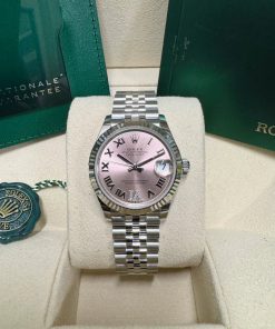Alternative view of Rolex Datejust m278274-0023/0024 Pink 31mm Dial Oyster Watch