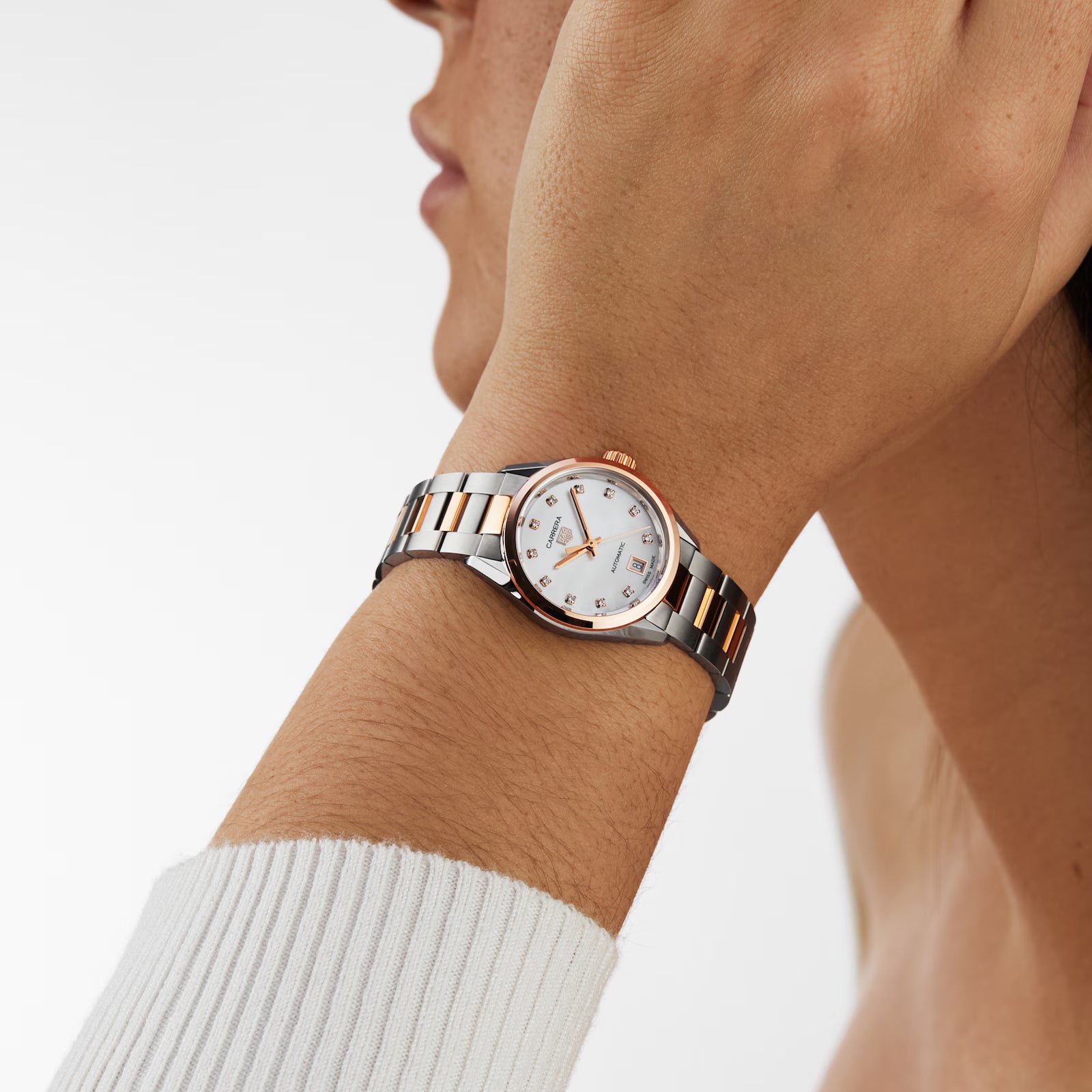 TAG Heuer Carrera 29mm Bicolour Ladies Watch WBN2450.BD0569 - Image 3