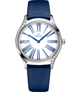 Omega De Ville Trésor 36mm White Dial with Diamonds Stainless Steel Strap 428.17.36.60.04.001