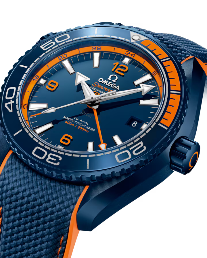 Omega Planet Ocean 600M Co-Axial Master Chronometer GMT Watch BIG BLUE 45.5mm 215.92.46.22.03.001 - Image 5