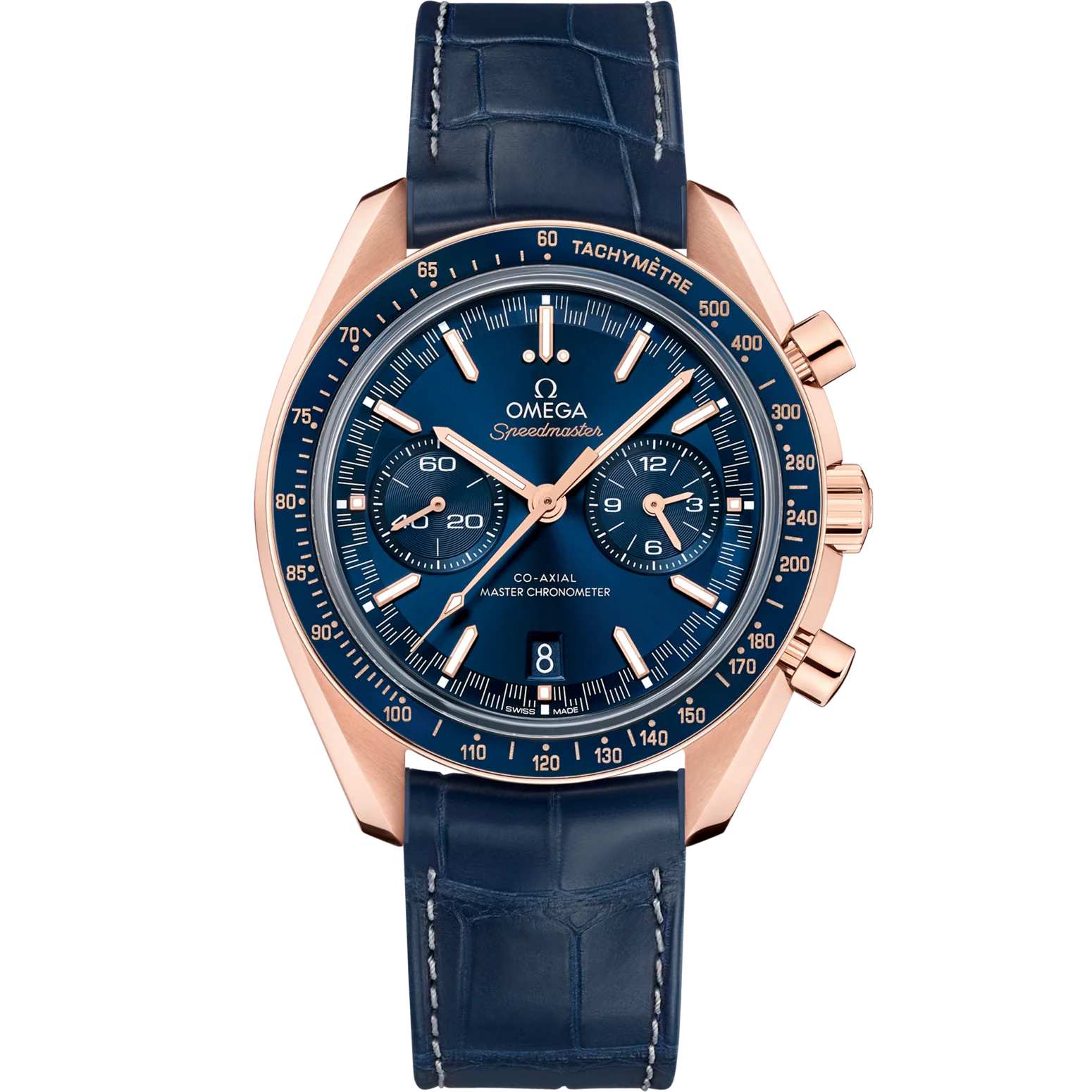 Omega Speedmaster Racing Blue Dial 44.25mm Sedna�?18k Rose Gold Strap 329.53.44.51.03.001