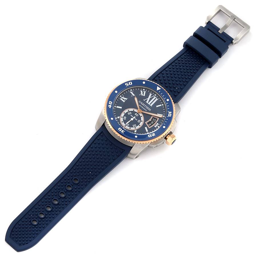 Cartier CALIBRE ROSE GOLD MIX BLUE 42mm - Image 8