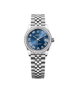 Rolex Datejust m278384RBR-0037/0038 Bright Blue 31mm Dial Oyster Watch