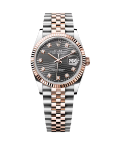 Rolex  Datejust 36mm 126231 Slate Fluted Motif Dial 36mm Jubilee Bracelet