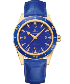 Omega Seamaster 300 41mm Blue Dial 18k Yellow Gold Strap 234.63.41.21.99.002