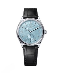 Rolex 1908 Platinum Ice Blue Dial Black Alligator Strap - 52506-0003
