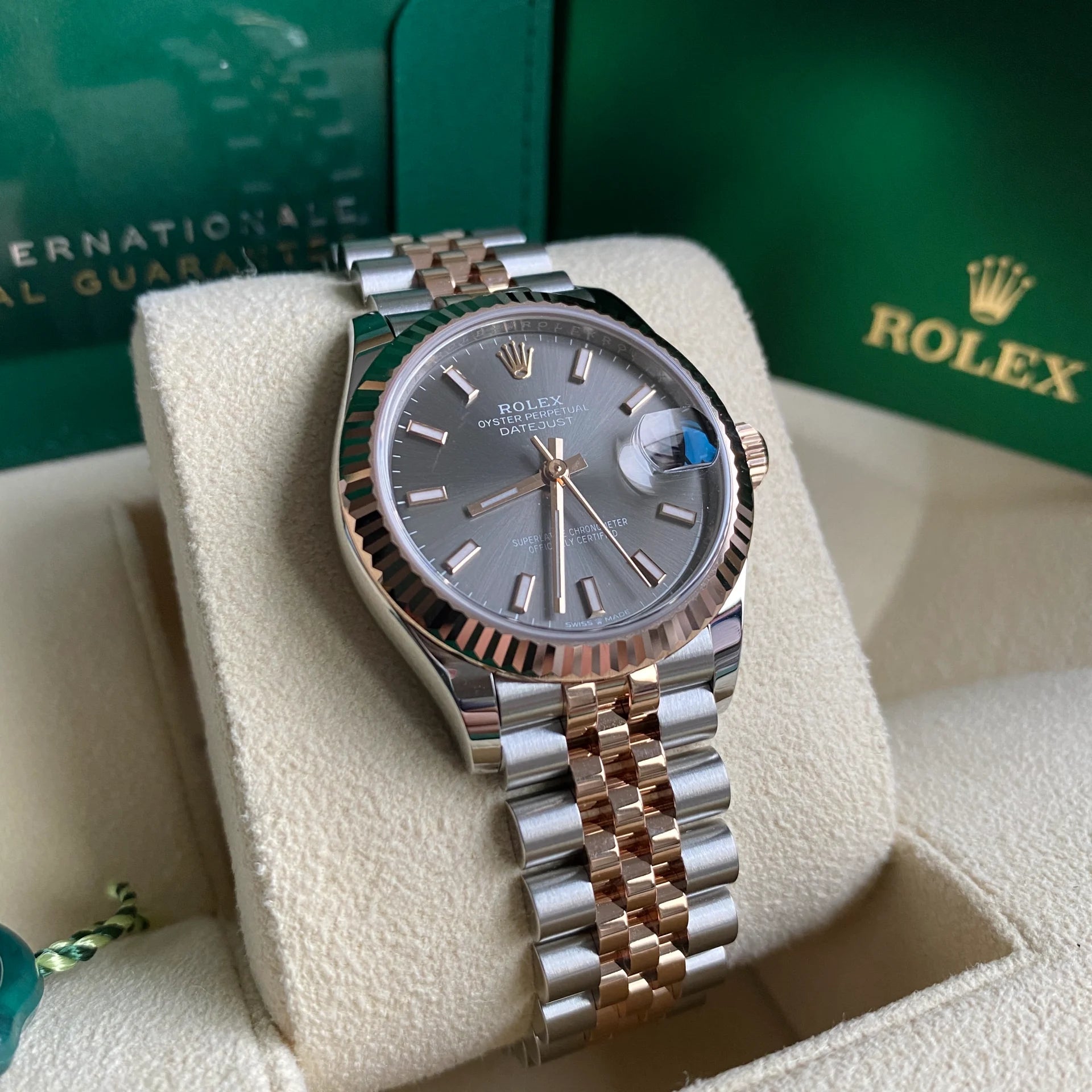Rolex Datejust m278271-0017/0018 Slate 31mm Dial Oyster Bracelet Watch - Image 7