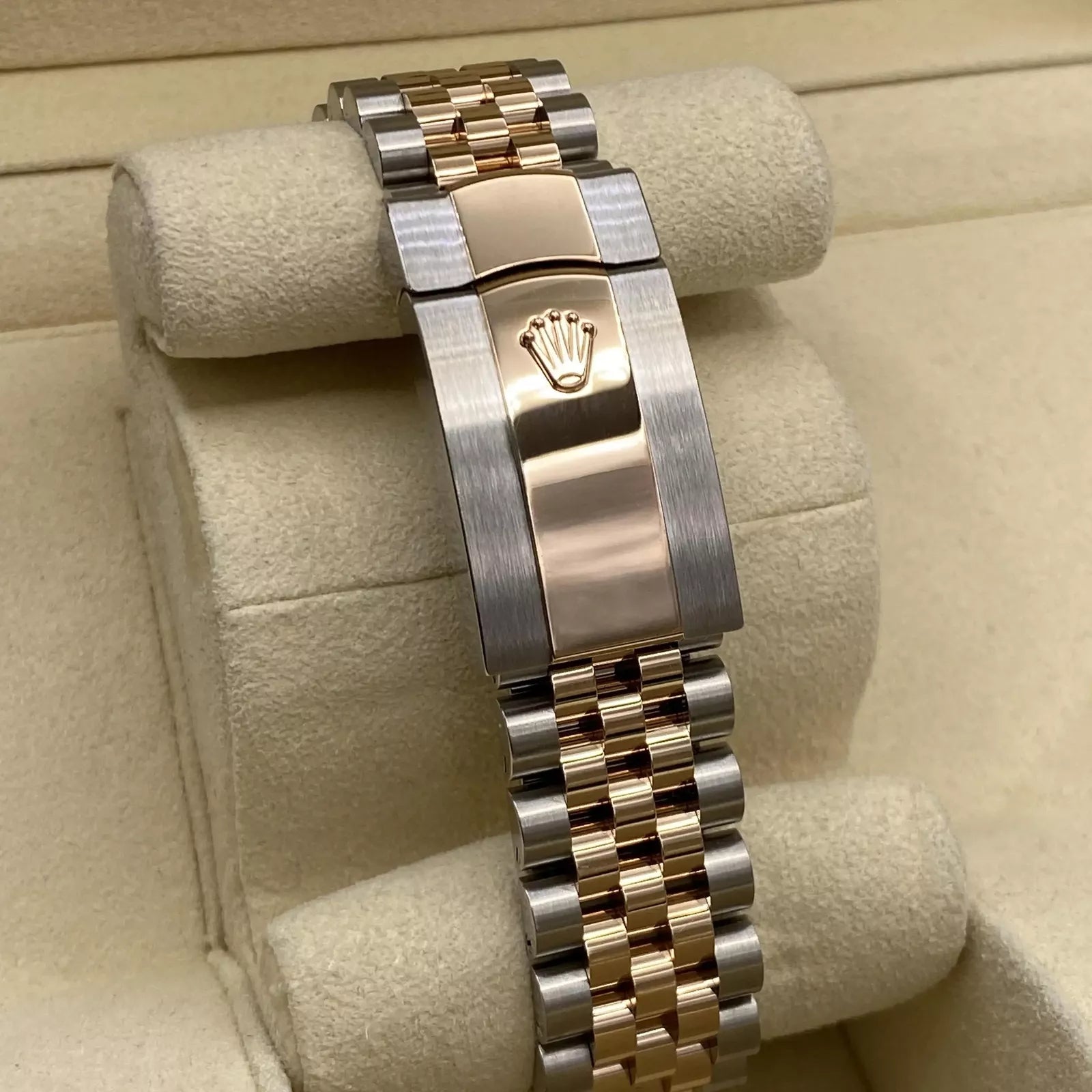 Rolex Datejust 41mm 126301 Chocolate Diamond Jubilee Steel and Everose Gold Watch - Image 11