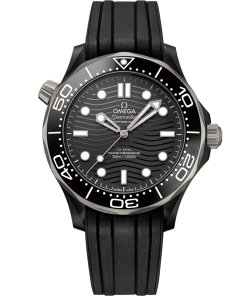 Omega Seamaster Diver 300M 43.5mm Black Dial Black ceramic Strap 210.92.44.20.01.001
