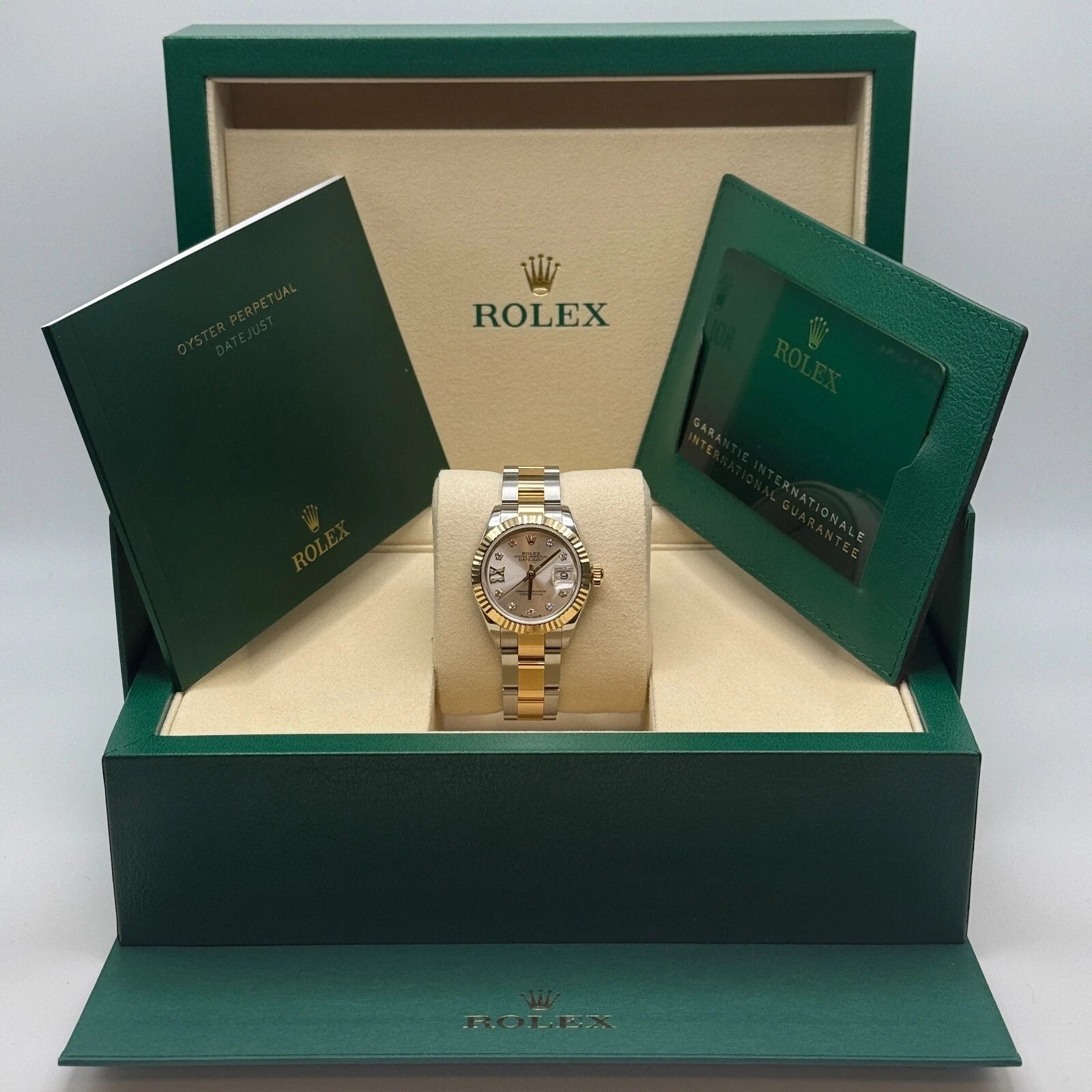 Rolex Lady-Datejust 28mm 279173 Silver Diamond Dial Oyster Bracelet - Image 7