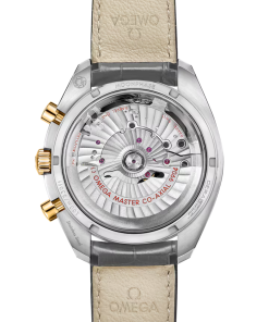 Alternative view of Omega Speedmaster Moonphase Grey Dial 44.25mm Stainless Steel 18k Yellow Gold Strap 304.23.44.52.06.001