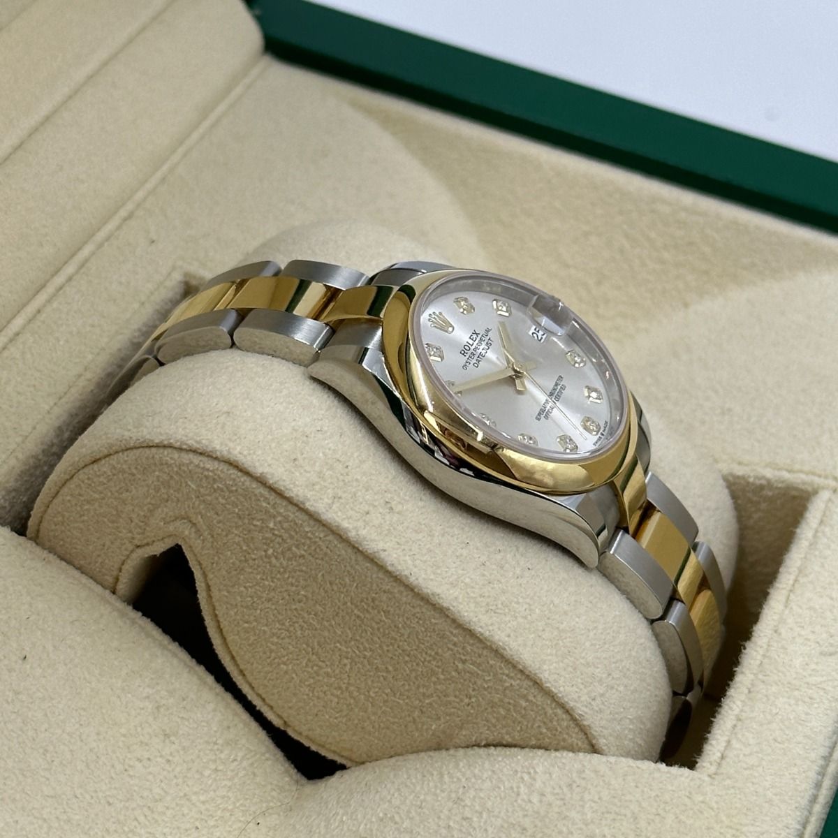 Rolex Datejust m278243-0019/0020 31mm Silver Dial Yellow Rolesor Oyster Watch - Image 4