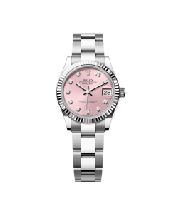 Alternative view of Rolex Datejust m278274-0031/0032 Pink 31mm Dial Oyster Watch