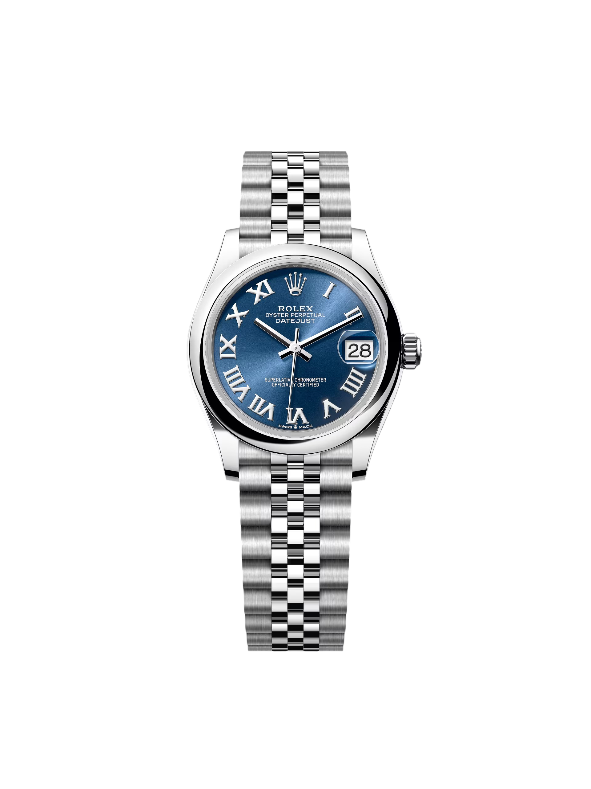 Rolex Datejust m278240-0017/0018 31mm Blue Roman Domed Bezel Oyster Oystersteel - Image 6