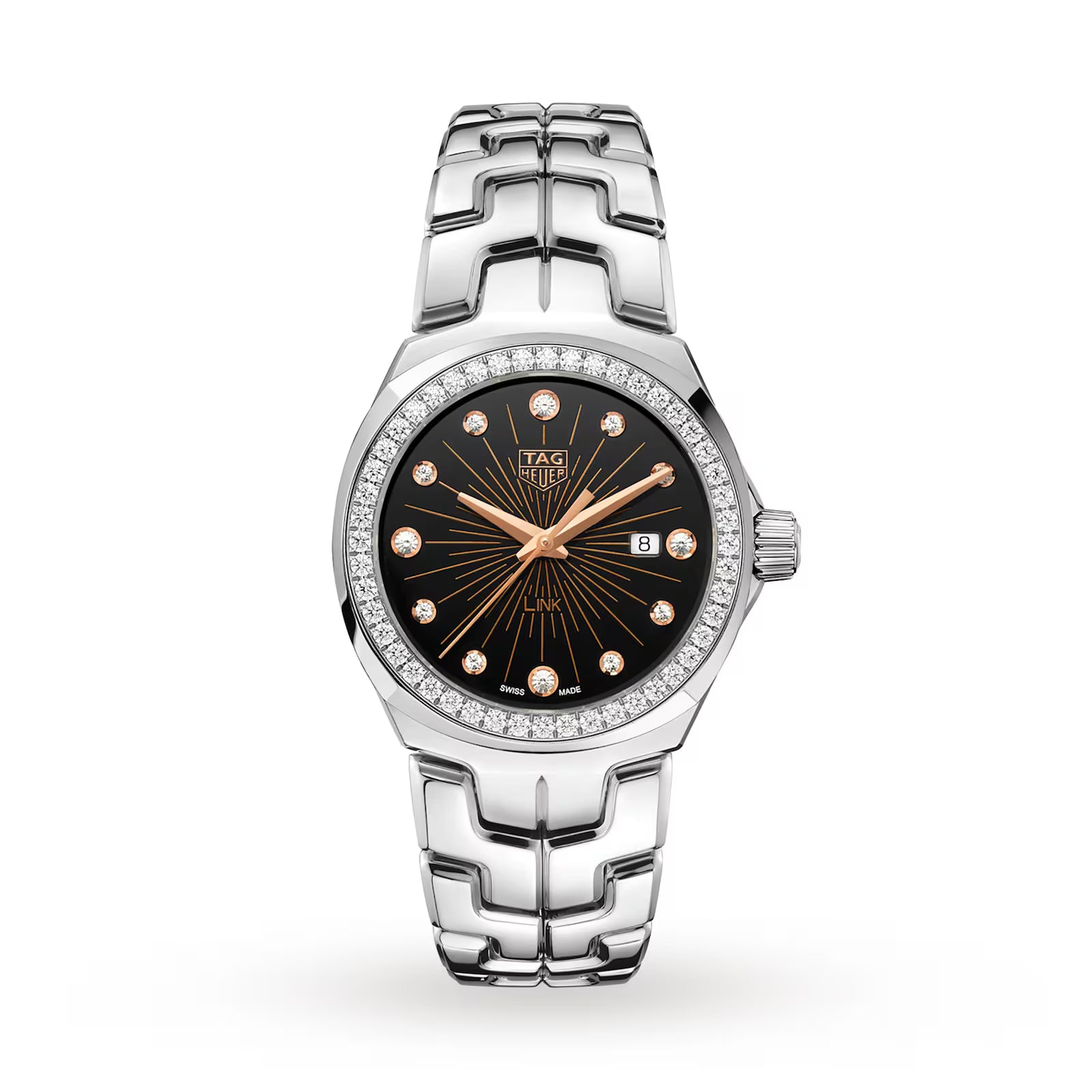 TAG Heuer Link Date Quartz 32mm Ladies Watch WBC131G.BA0649